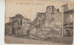 Reims  51 Carte Non Circulée Les Ruines De La Rue Du Barbetre - Reims