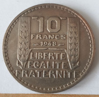 10 Francs De 1948 En Cupro Nickel - 10 Francs