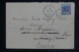 MAURICE - Enveloppe De Reduit Pour Paris En 1940 - L 152756 - Mauritius (...-1967)