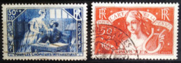 FRANCE                           N° 307/308                OBLITERE               Cote : 59 € - Used Stamps