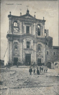 Cr517 Cartolina Canicatti' Duomo Provincia Di Agrigento Sicilia - Agrigento