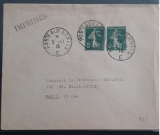 Enveloppe   POSTES AUX ARMEES    E    5 NOVEMBRE 1915 - Oorlog 1914-18