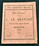 Catalogue Le Granche Beauvais Oise Aux Magasins Réunis Petit Outillage Outil Outils - Publicidad