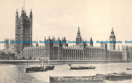 R148758 Houses Of Parliament. London. Valentine - Sonstige & Ohne Zuordnung