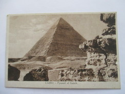 EGYPTE  -   LE CAIRE    -   PYRAMID OF  GUIZEH            TTB - Pyramiden