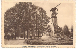 HAMME" STANDBEELD 1914-18 EN STATIE"BEERNAERT,LOKEREN - Hamme