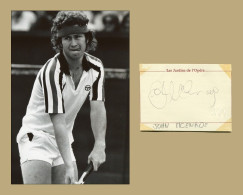 John McEnroe - American Tennis Player - Early Signed Card + Photo - COA - Deportivo