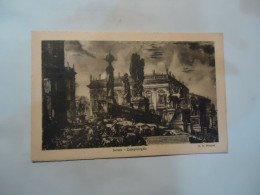 ITALY  POSTCARDS  ROMA CAMPIDOGLIO 1930 STAMPS - Autres & Non Classés