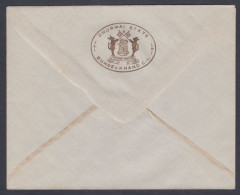 Inde British India Dhurwai Bundelkhand Princely State Mint Unused Cover, Coat Of Arms, Postal Stationery - Autres & Non Classés