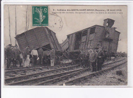 AGETS-SAINT-BRICE: Collision, Wagon De Tête Du Train - état - Other & Unclassified