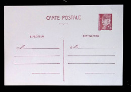 Entier Postal, Neuf, Pétain, Vierge - Overprinter Postcards (before 1995)