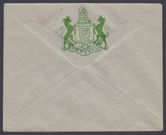 Inde British India Khajurahra Princely State Mint Unused Cover, Coat Of Arms, Postal Stationery - Andere & Zonder Classificatie