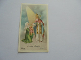 S Sanctus Biagius Image Pieuse Religieuse Holly Card Religion Saint Santini Sint Sancta - Devotion Images