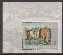 Roumanie 1972 BL 100 ** Sauvez Venise Vue De Venise - Blocs-feuillets