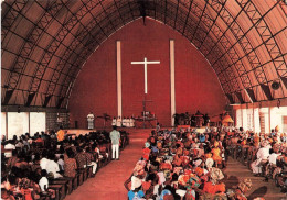 BENIN - Eglises D'Afrique - Cotonou - Ste Cécile - Vue De L'intérieure - Animé - Carte Postale Ancienne - Benin