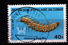 - CONGO - 1971 - YT N° 302 - Oblitéré - Chenille - Oblitérés