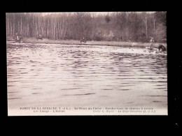 Cp, Sports, Chasse à Courre, 37, Forêt De La Guerche, Le Rond Du Chêne, Rendez Vous De Chasses à Courre, Les étangs - Hunting