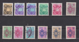 Lot De Timbres Oblitérés De Turquie 1978 1979 Taxes - Oblitérés