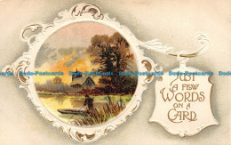 R147757 Just A Few Words On A Card. Lake And House. B. B. London - Other & Unclassified