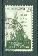 ITALIE - N°785 Obliéré - Congrès De La Fédération Mondiale Des Anciens Combattants, à Rome. - 1946-60: Gebraucht