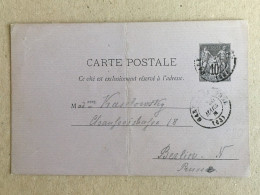 Republique Francais France - 10 Centimes Stamps Timbre Store Berlin Prussia Stationery Entier Postal Ganzsachen - Autres & Non Classés