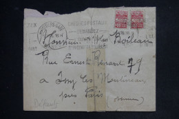 FRANCE - Enveloppe ( Restaurée) De Poitiers Pour Issy Les Moulineaux En 1926, Affr. Vignettes, Non Taxé - L 152761 - 1921-1960: Modern Tijdperk