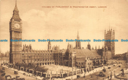 R148307 Houses Of Parliament And Westminster Abbey. London - Andere & Zonder Classificatie