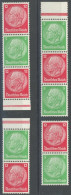 ZUSAMMENDRUCKE S 106-09 **, 1933, Hindenburg, Wz. 2, Alle 4 Senkrechten Zusammendrucke, Postfrisch, Pracht, Mi. 160.- - Se-Tenant