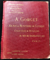 Catalogue Grand Format Gorget Armes Munitions De Guerre Fusil Baïonnette Sabre Casque Cuirasse Exposition Paris 1900 - Advertising