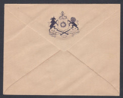 Inde British India Jigni Princely State Mint Unused Cover, Coat Of Arms, Lions, Postal Stationery - Autres & Non Classés