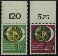 BUNDESREPUBLIK 141/2 **, 1951, NBA Vom Oberrand, Pracht, Mi. (90.-) - Ongebruikt