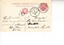 ITALIA 1913 - Intero Postale  Da  Scanno  Ad  Aquila - Entiers Postaux