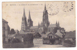 Bayeux - 1915 - Carrosserie Salles - La Cathédrale Vue Du Boulevard # 5-12/18 - Bayeux