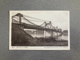 Meung-sur-Loire Le Grand Pont Et La Loire Vers Le Chateau Carte Postale Postcard - Other & Unclassified
