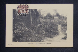 DAHOMEY - Affranchissement Timbre Taxe De Cotonou Sur Carte Postale En 1917  - L 152765 - Cartas & Documentos