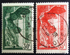 FRANCE                           N° 354/355                OBLITERE               Cote : 100 € - Used Stamps