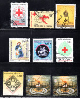 Croatia, Used Charity Stamps, 1994, Michel 33 - 41, Lot - Croatie