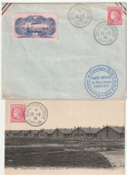Cérès De Mazelin,  Guerre Carte Et Enveloppe Journée Du Souvenir à Compiègne 16 Et 17/6/48.0 Collection BERCK. - 1945-47 Cérès De Mazelin