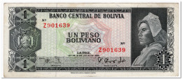 BOLIVIA,1 PESO BOLIVIANO,1962,P.152,XF - Bolivië