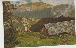 Le Honek 67  Carte Non Circulée Melkerel Kerbholz Mit Auf Kleiser Honeck 1287m Und Gaschneykopf Homme Avec Son Ane - Other & Unclassified