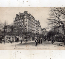 PARIS MONTMARTRE LA RUE CAULAINCOURT CARREFOUR FONTAINE-DU-BUT - District 18