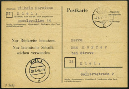 ALL. BES. AUFBRAUCHAUSGABEN P 768II BRIEF, 1945, 6 Pfe. Schwarz Auf Hellsämisch, Type II, Feinst, Mi. 100.- - Andere & Zonder Classificatie