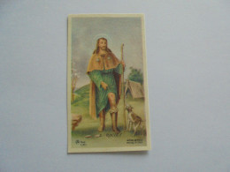 S Rochus Roch Image Pieuse Religieuse Holly Card Religion Saint Santini Sint Sancta Sainte - Images Religieuses