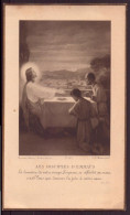 Image Pieuse " Les Disciples D'Emmaüs " Première Communion 1932 - Imágenes Religiosas