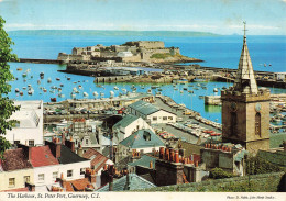 ROYAUME-UNI - The Harbour - St Peter Port - Guernsey - CI - Vue Sur Le Port - Bateaux - Carte Postale Ancienne - Guernsey