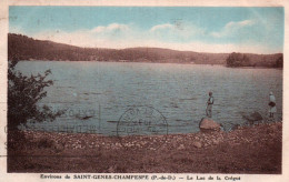 CPA - SAINT-GENÈS-CHAMPESPE - Le Lac De La Crégut - Edition Combier - Other & Unclassified