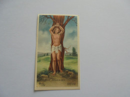 S Sébastianius Sébastien Sébastian Image Pieuse Religieuse Holly Card Religion Saint Santini Sint Sancta Sainte - Imágenes Religiosas
