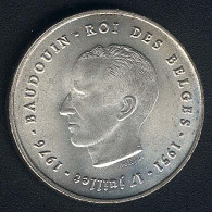 Belgien, 250 Francs 1976, Französisch, Silber, UNC - 250 Francs