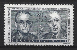 Ceskoslovensko 1962 M. Valouch & J. Hronec  Y.T. 1206 (0) - Used Stamps