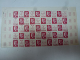 1970 N° 1643 1er Emission Périgueux Neuf  ** Bloc De 25 - Unused Stamps